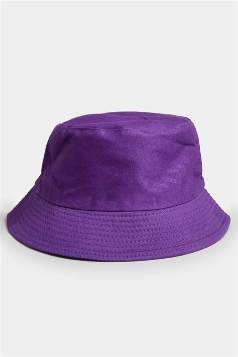 denim purple bucket hat.